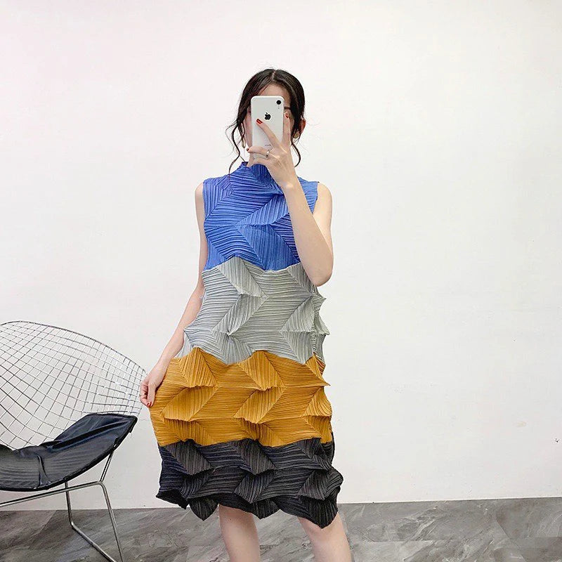 Marina Pleated Dress