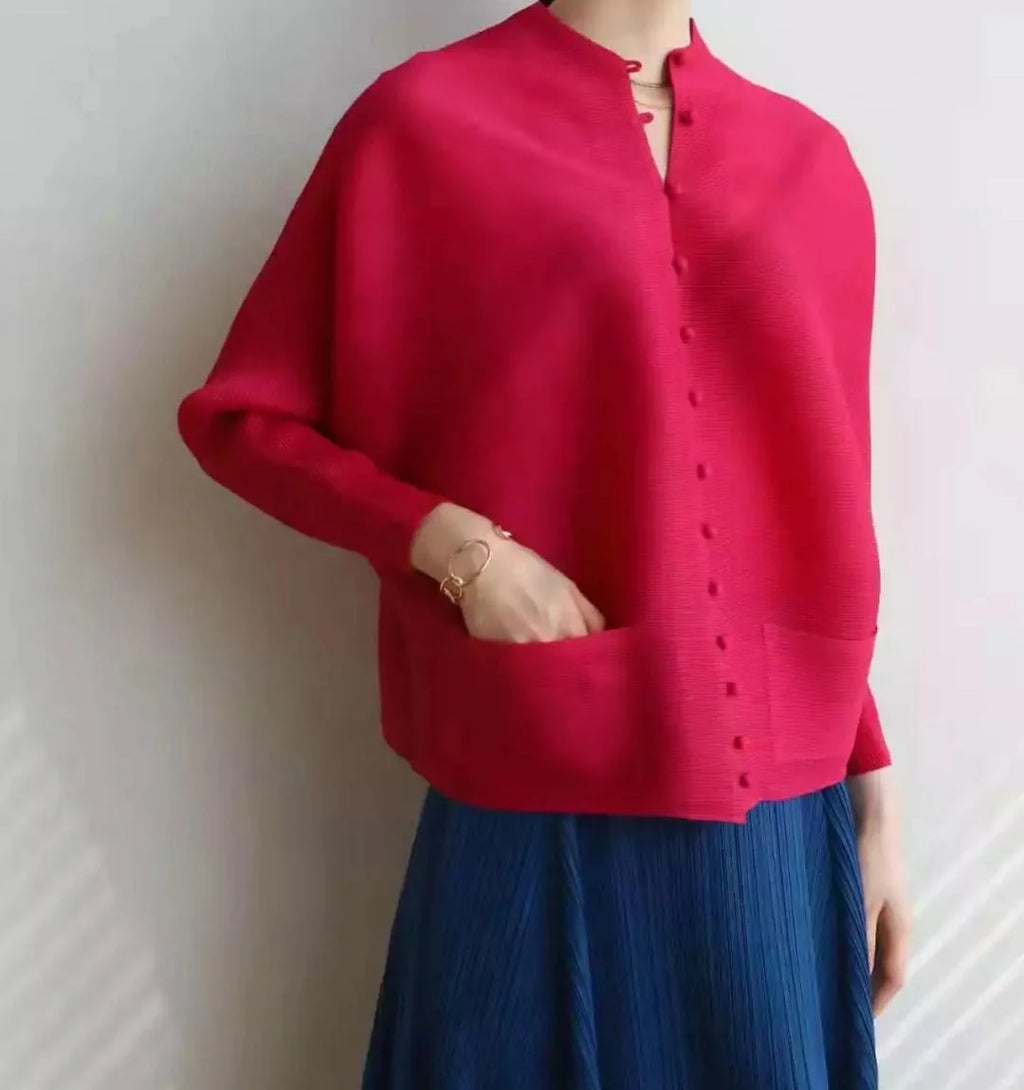 Gilla Pleated Top/Coat