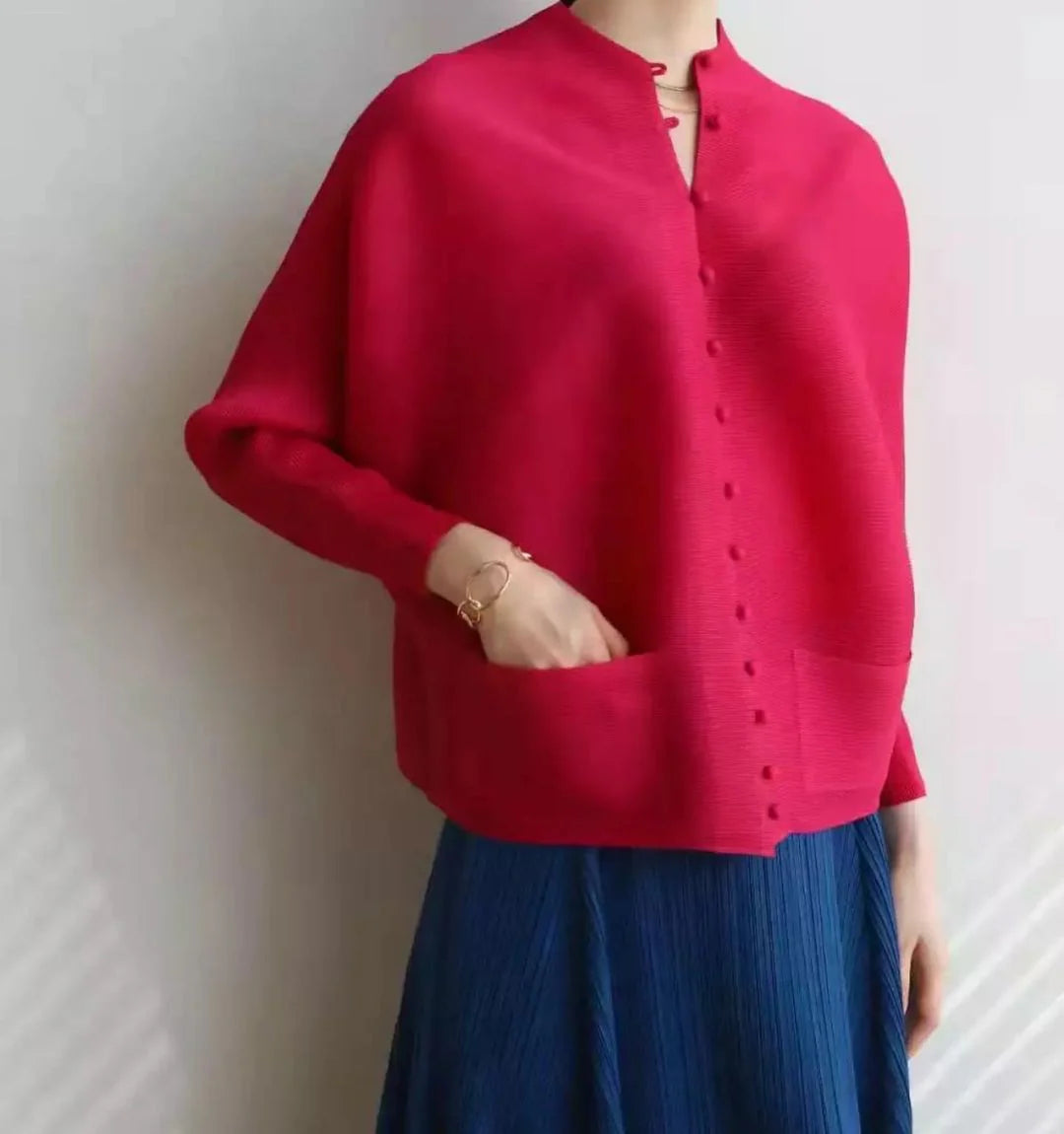 Gilla Pleated Top/Coat