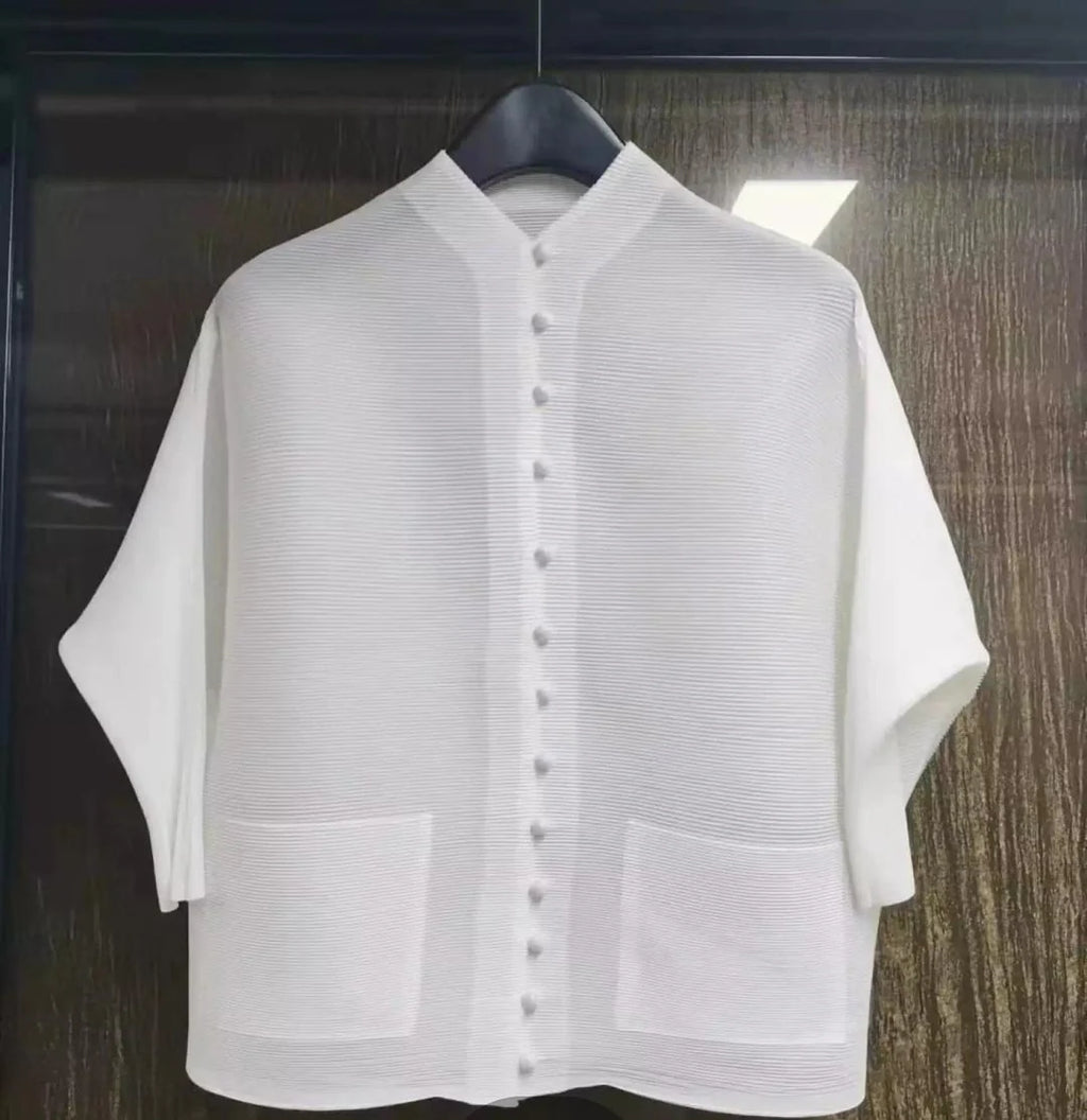 Gilla Pleated Top/Coat