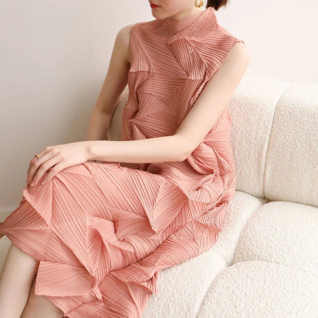 Lambelle Pleated Dress