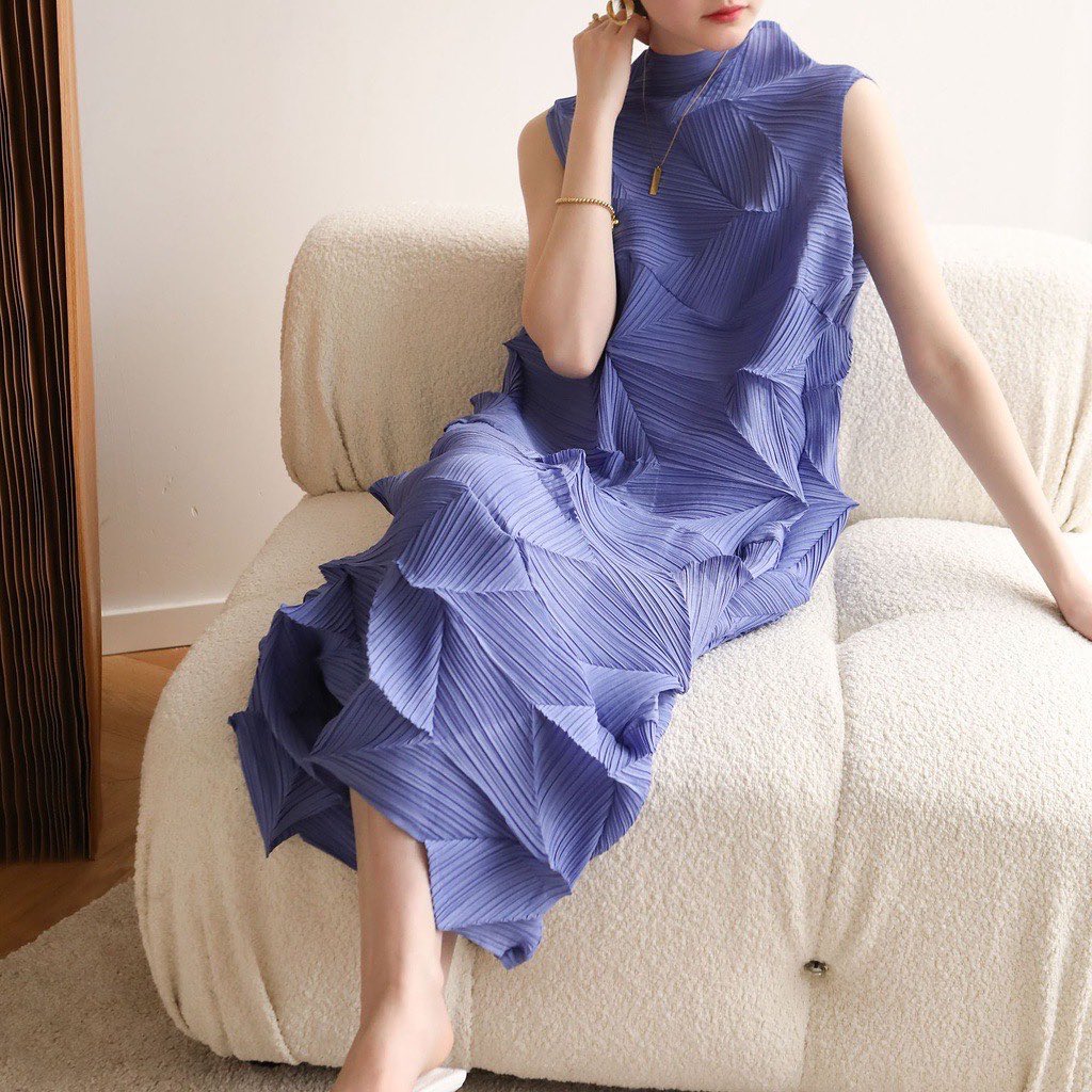 Lambelle Pleated Dress