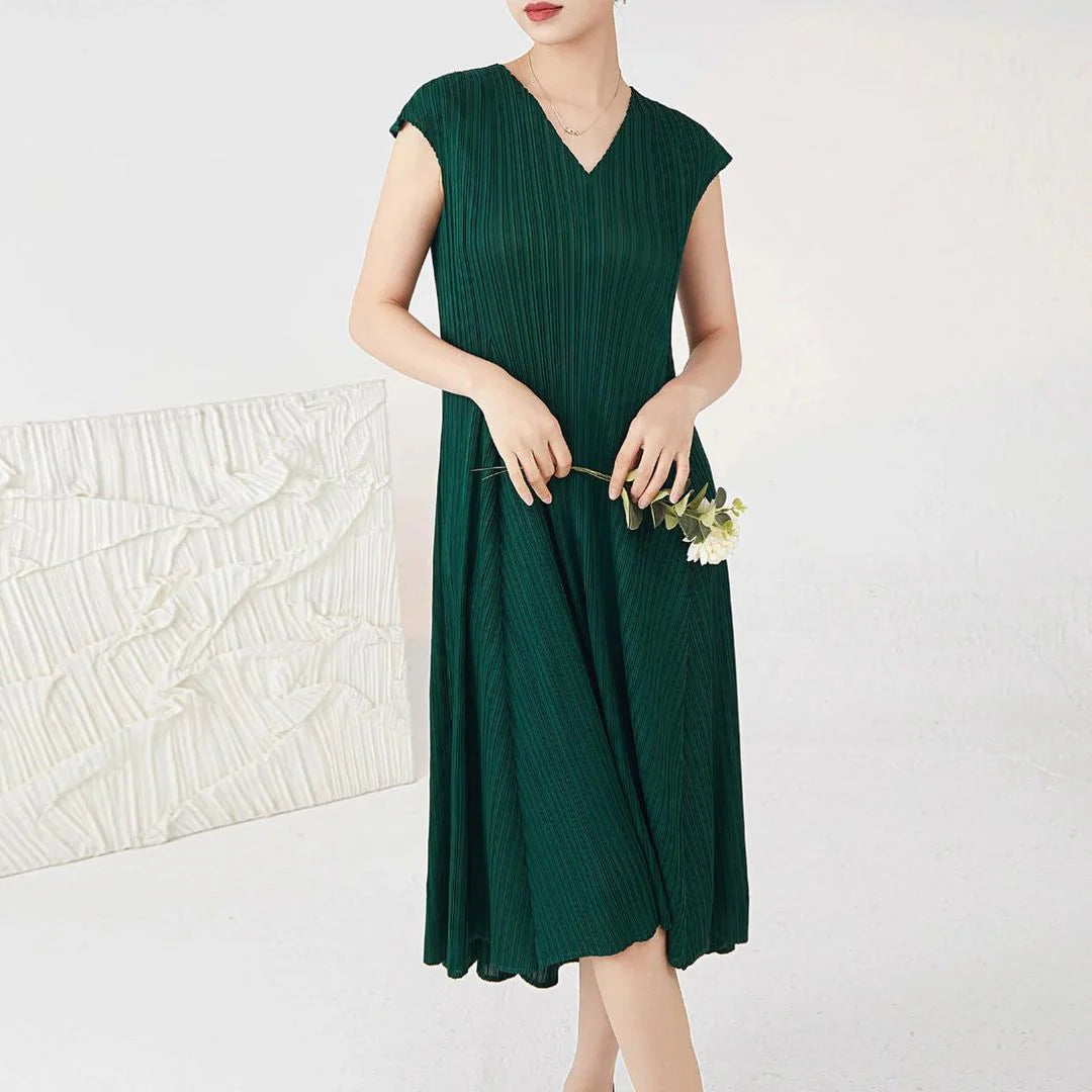 Abee Pleated Dress