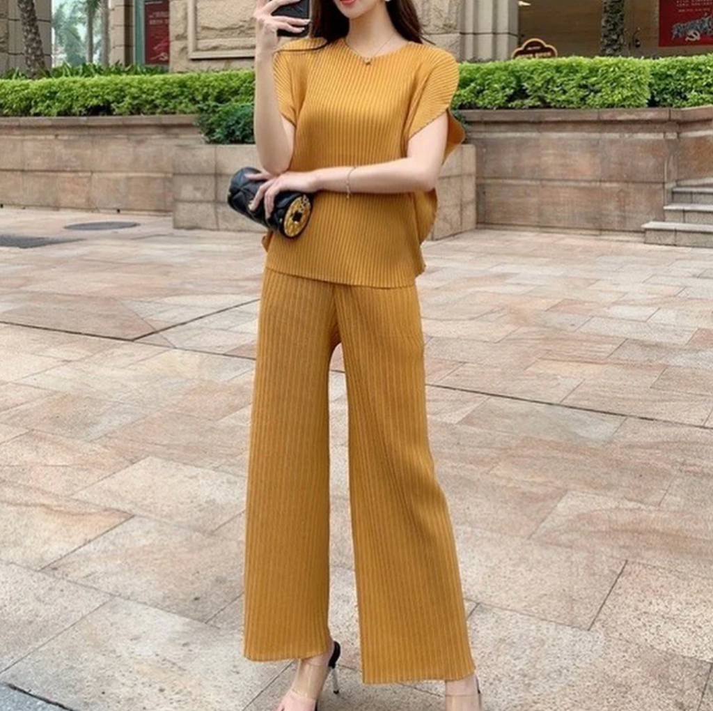 Jam Pleated Coordinates
