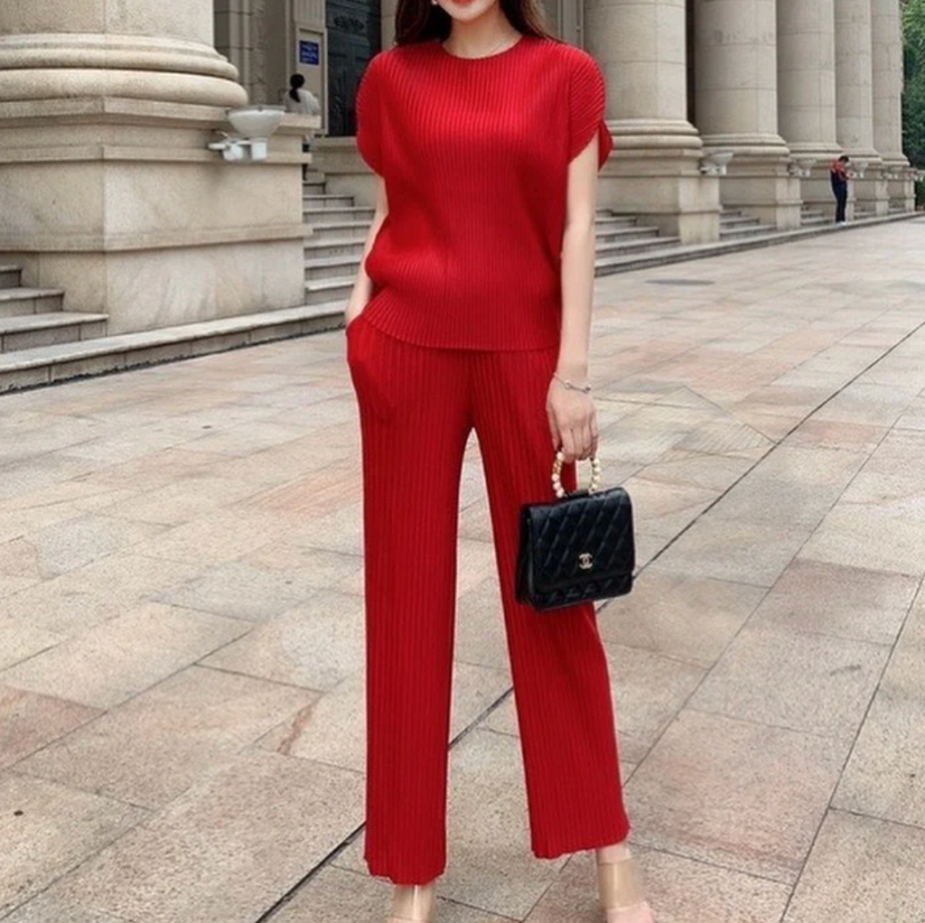 Jam Pleated Coordinates