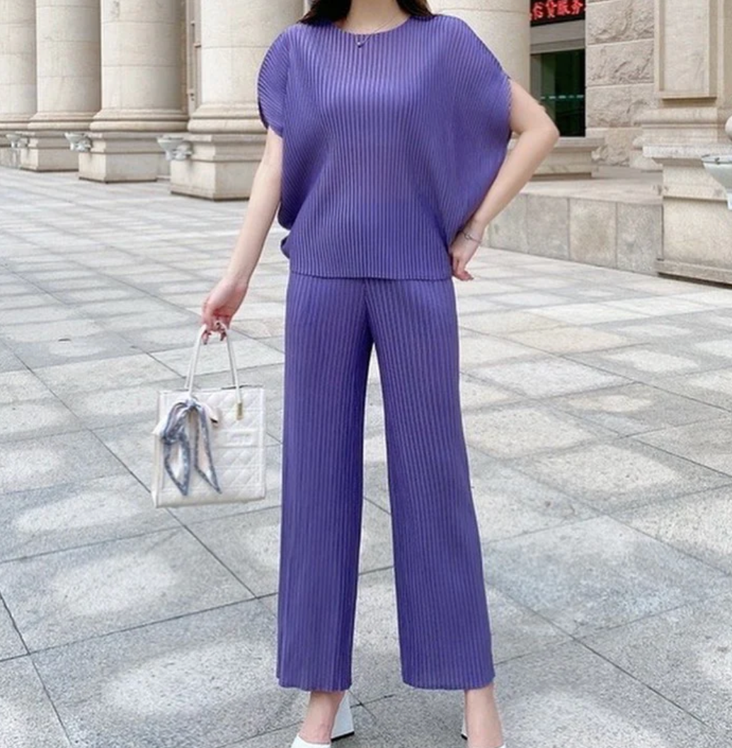 Jam Pleated Coordinates